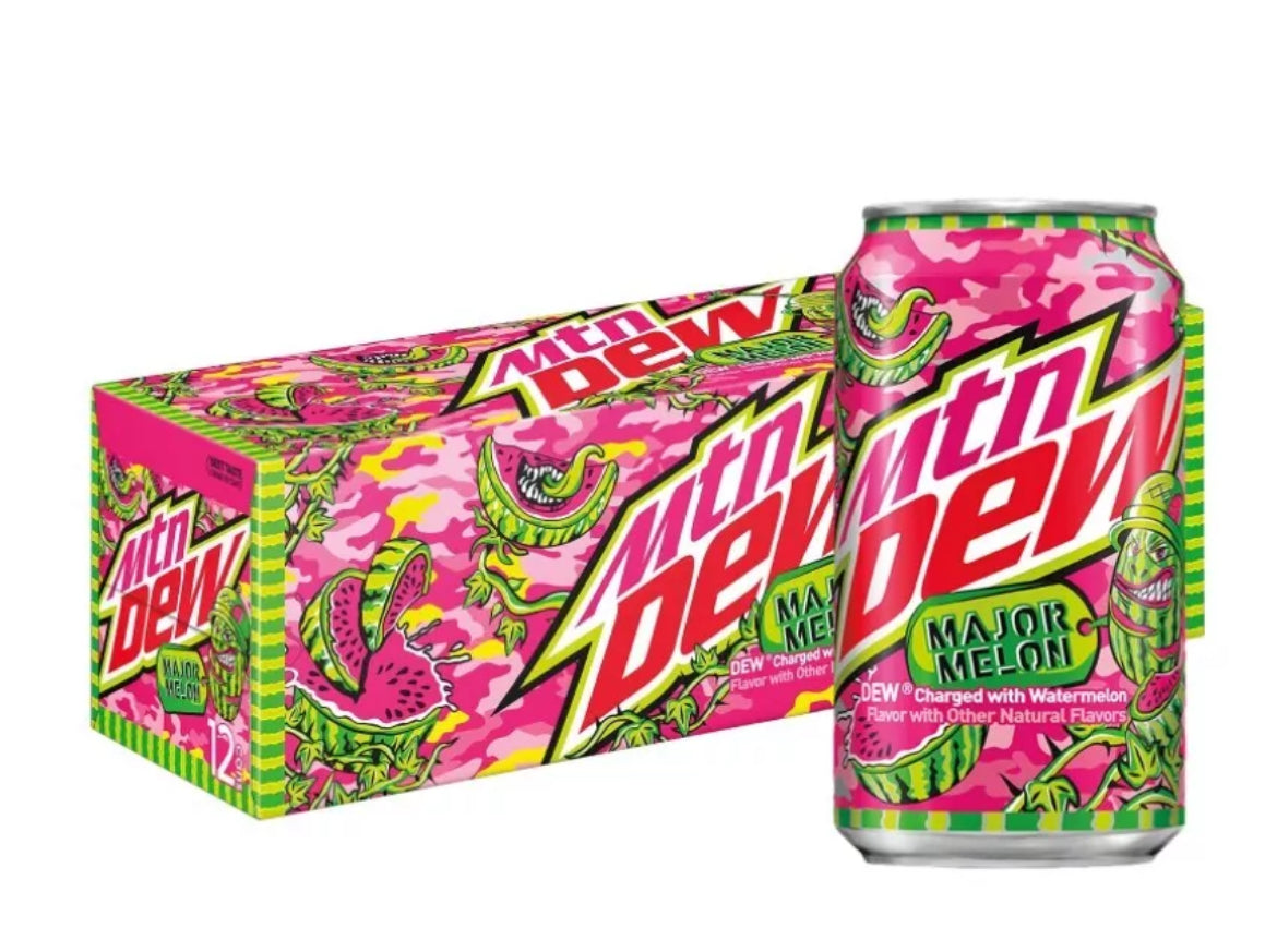 Mountain Dew® Major Melon Soda - 12-Pack Cans