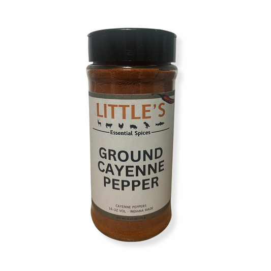 Little's Ground Cayenne Pepper, 6.15 OZ Big Bottle