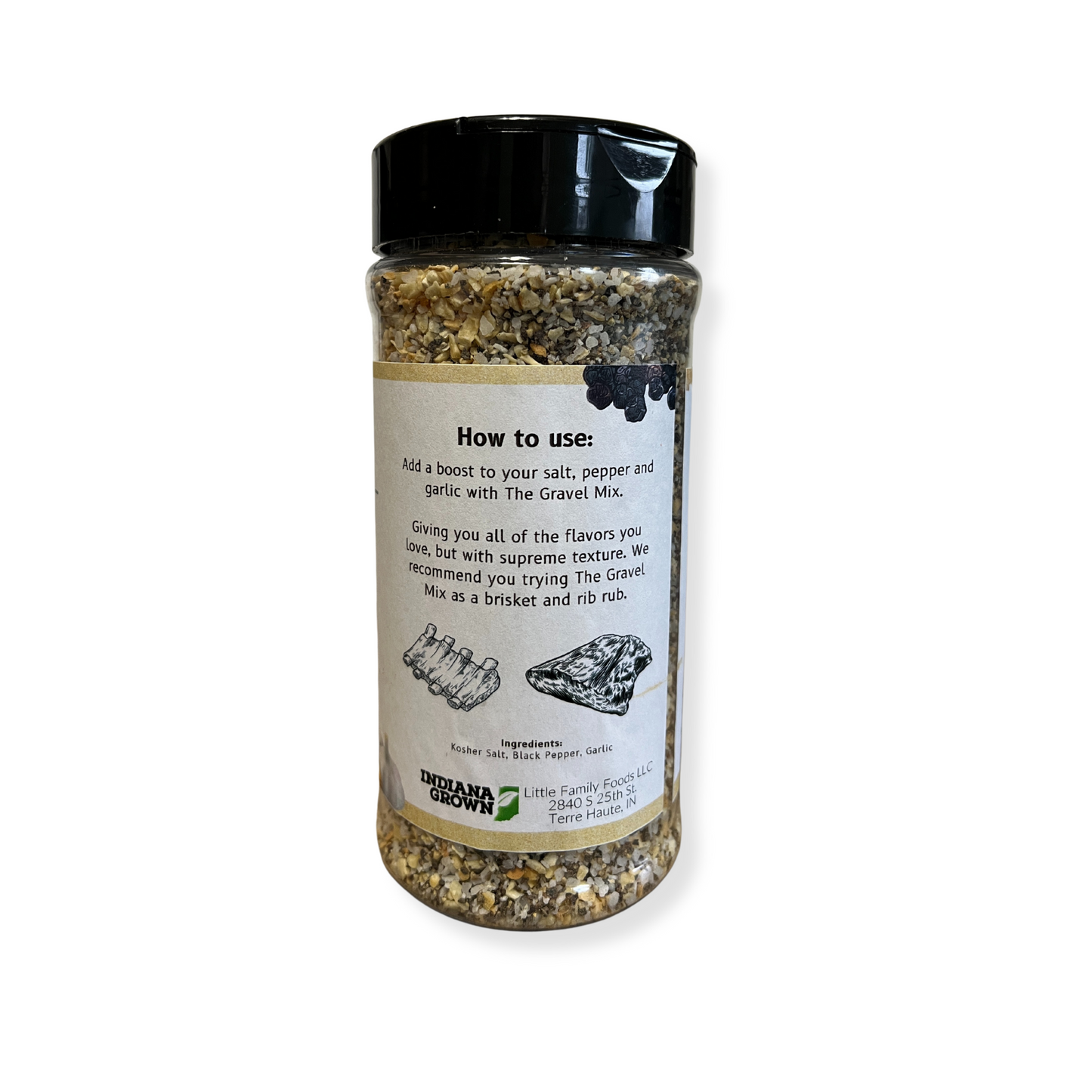 Little's Gravel Mix Seasoning, 11 OZ Big Bottle