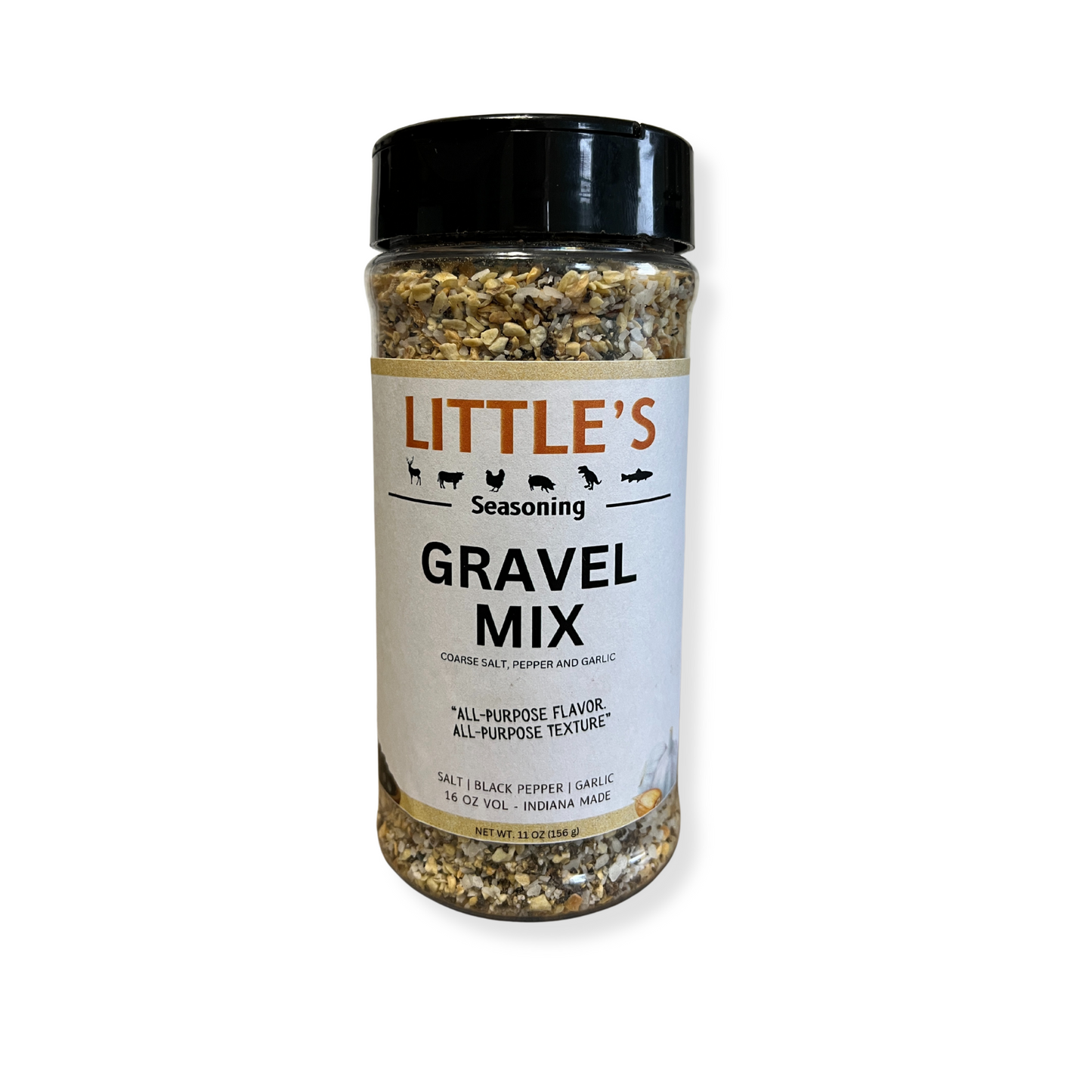 Little's Gravel Mix Seasoning, 11 OZ Big Bottle