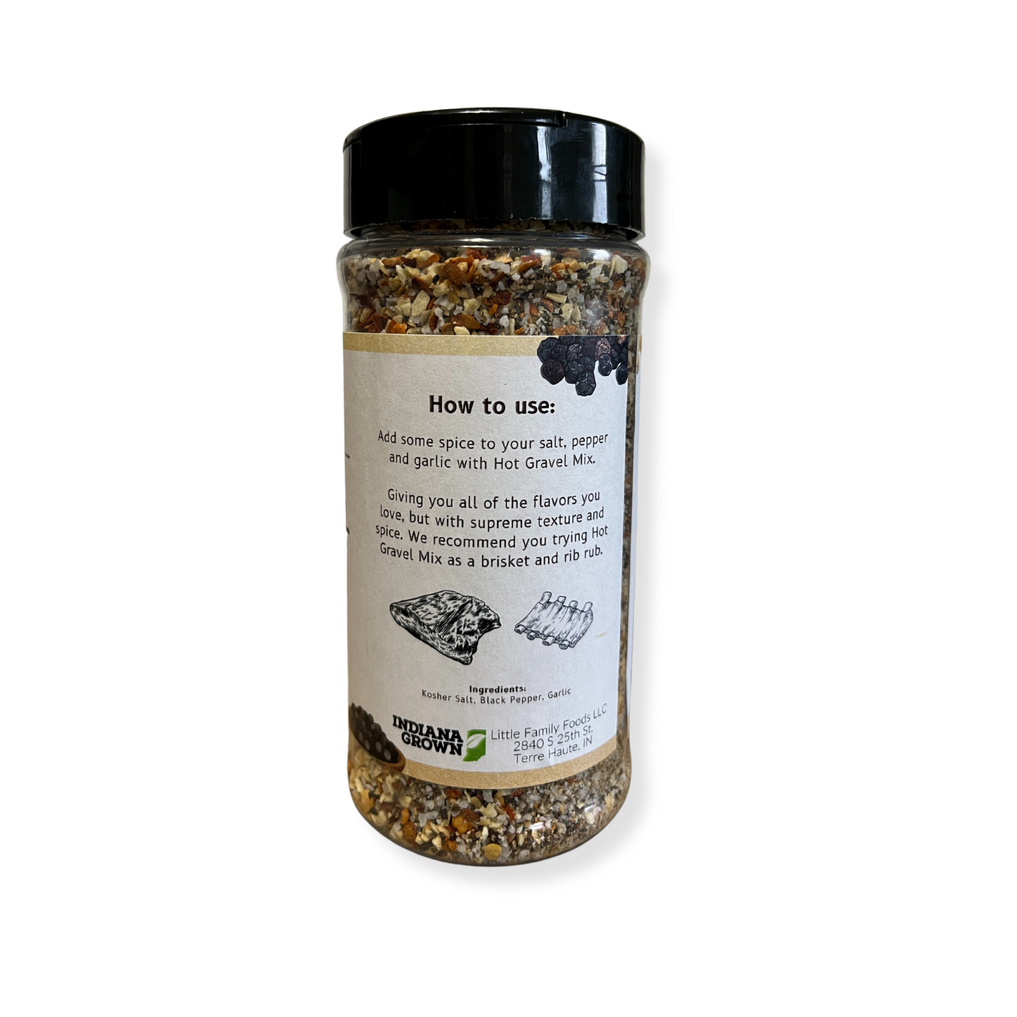 Little's Hot Gravel Mix Seasoning, 11 OZ Big Bottle