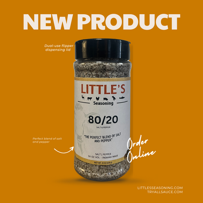 Little's 80/20 Seasoning, 11 OZ Big Bottle