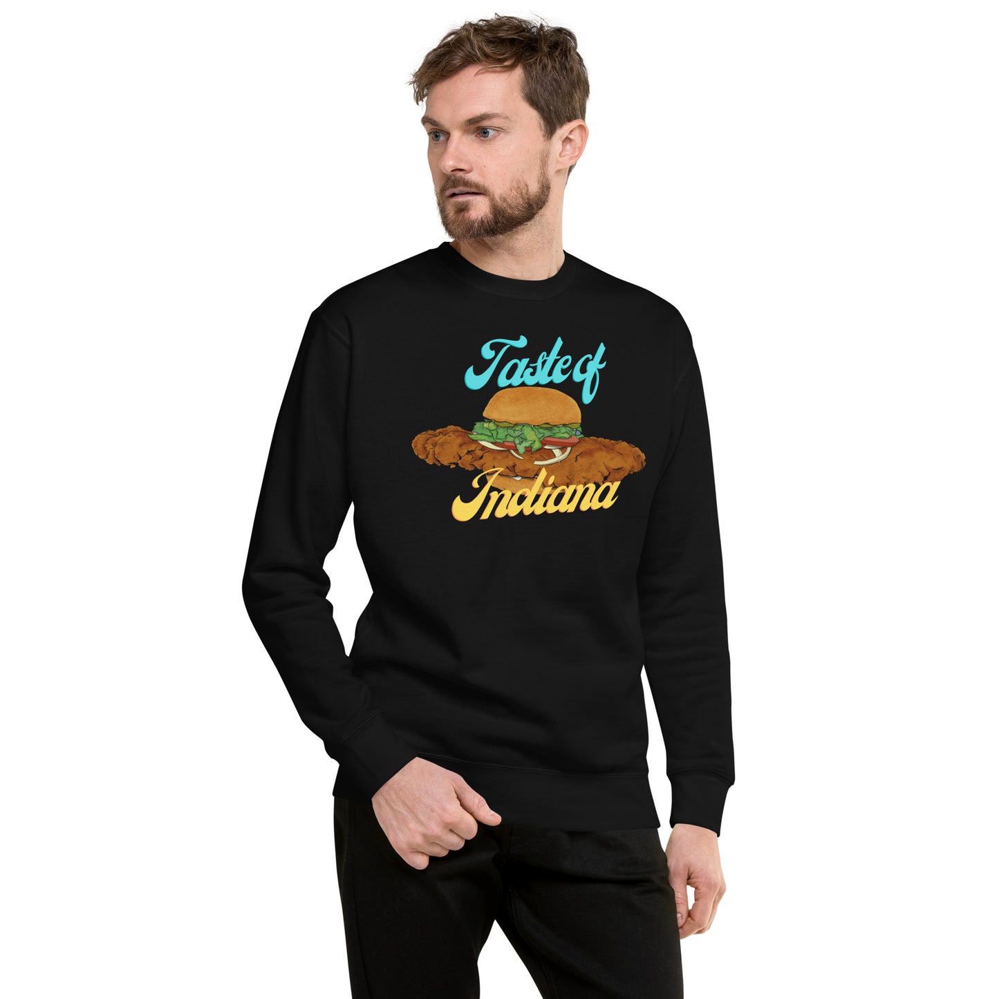 Taste of Indiana Sweatshirt | Iconic Tenderloin Sandwich