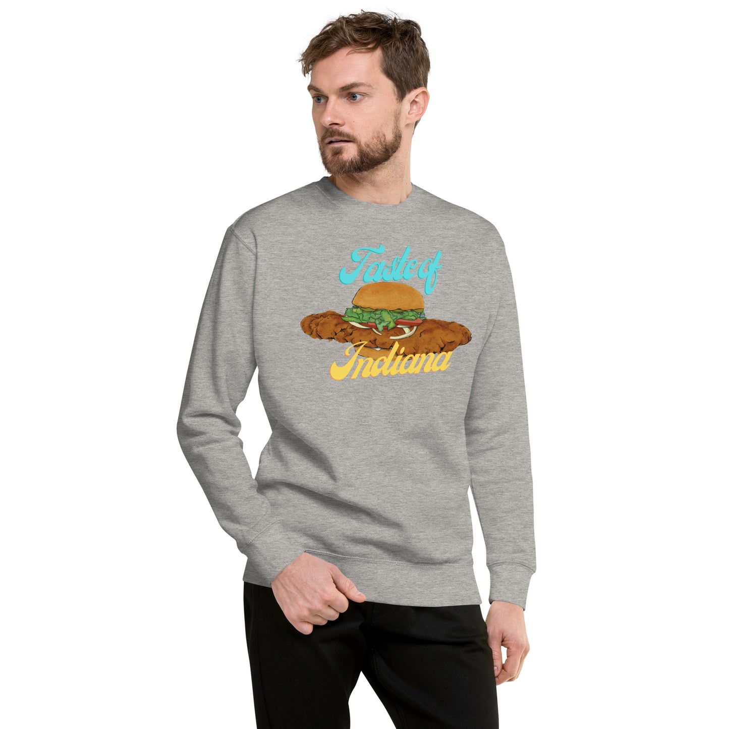 Taste of Indiana Sweatshirt | Iconic Tenderloin Sandwich