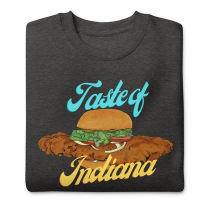 Taste of Indiana Sweatshirt | Iconic Tenderloin Sandwich