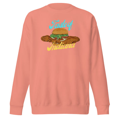 Taste of Indiana Sweatshirt | Iconic Tenderloin Sandwich