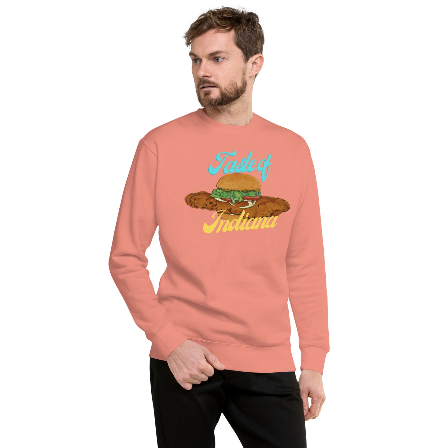 Taste of Indiana Sweatshirt | Iconic Tenderloin Sandwich