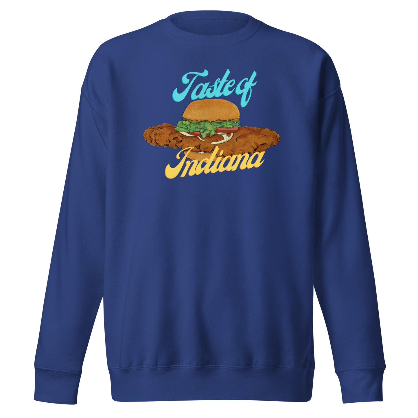 Taste of Indiana Sweatshirt | Iconic Tenderloin Sandwich