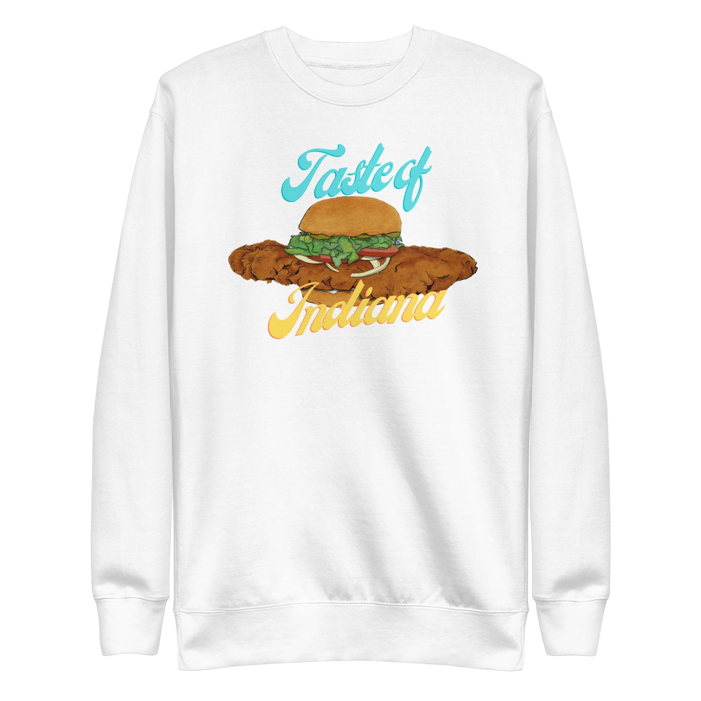 Taste of Indiana Sweatshirt | Iconic Tenderloin Sandwich